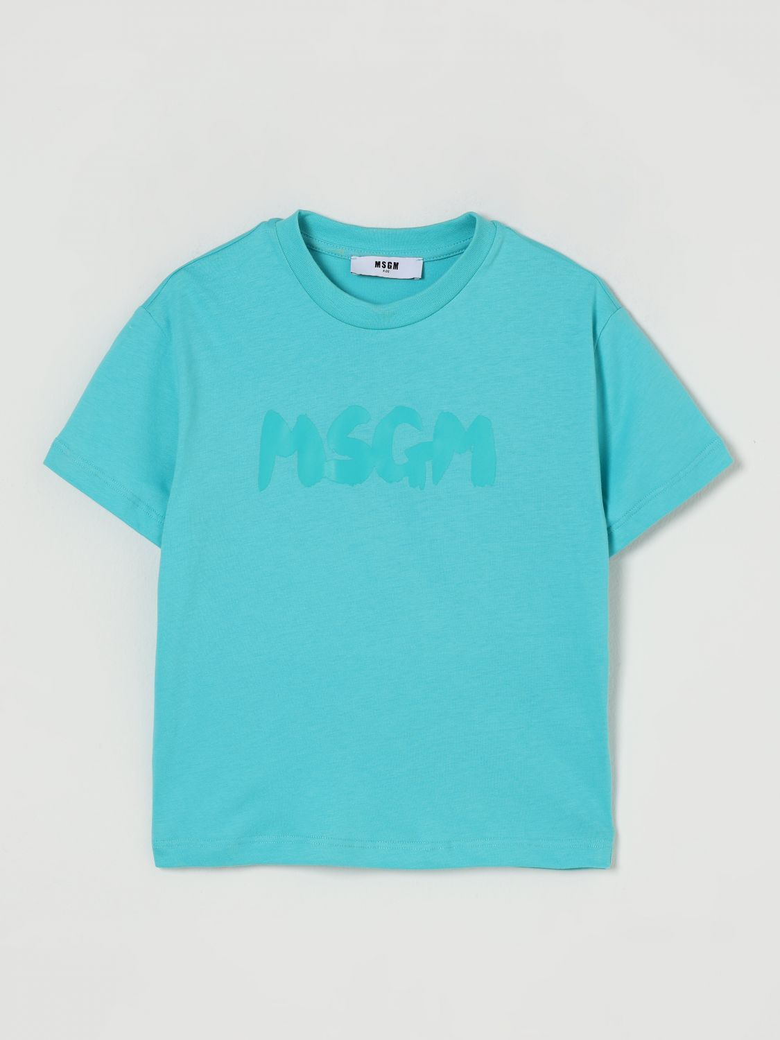 Msgm T-shirt Kids Kids Color Blue In Blue