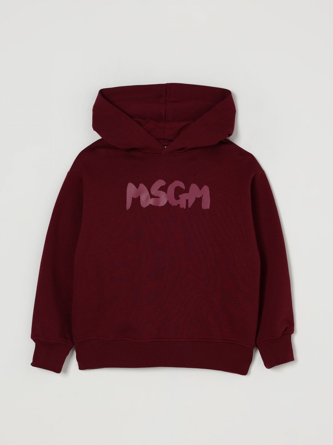 Msgm Sweater Kids Kids Color Burgundy In Burgundy