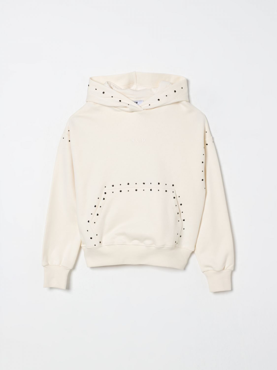 Msgm Sweater  Kids Kids Color Beige In Multi