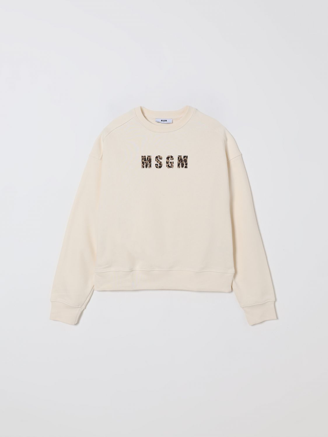 Msgm Sweater  Kids Kids Color Cream In White