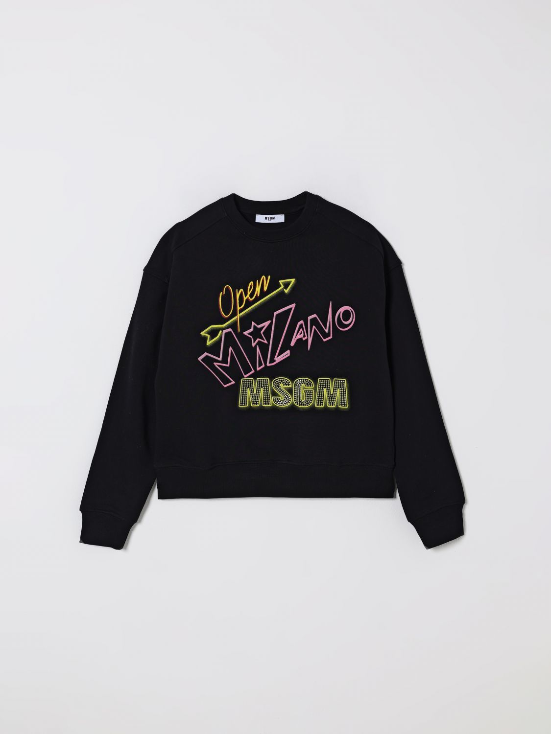 Msgm Sweater Kids Kids Color Black In Black