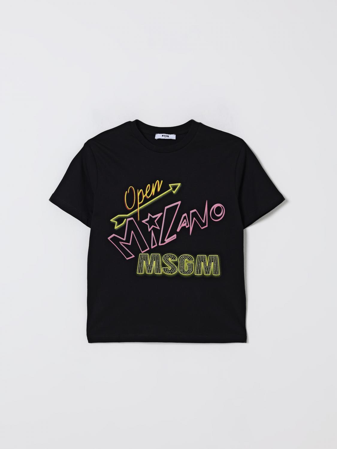 Msgm T-shirt Kids Kids Color Black In Black