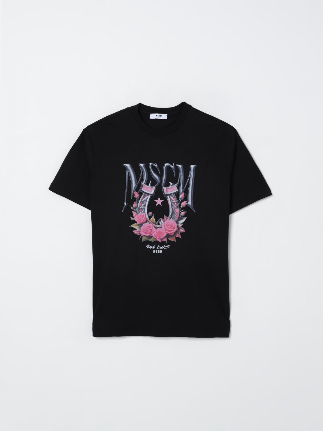 Msgm T-shirt  Kids Kids Color Black In Black