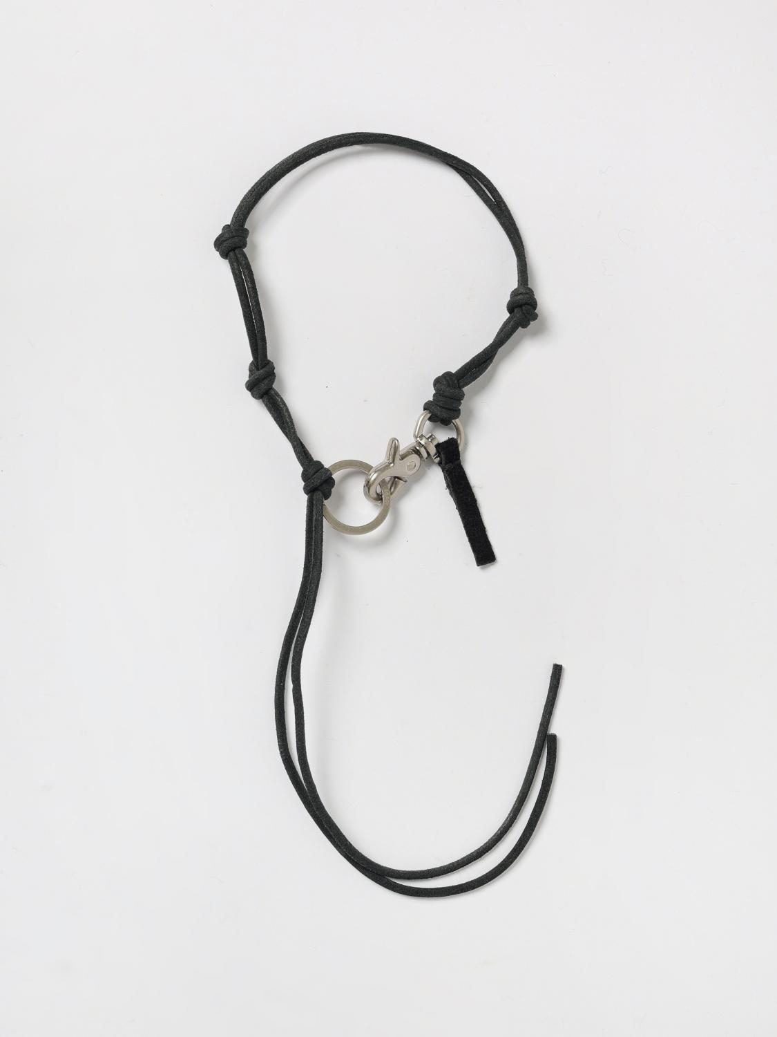 OUR LEGACY Ladon necklace in leather and brass