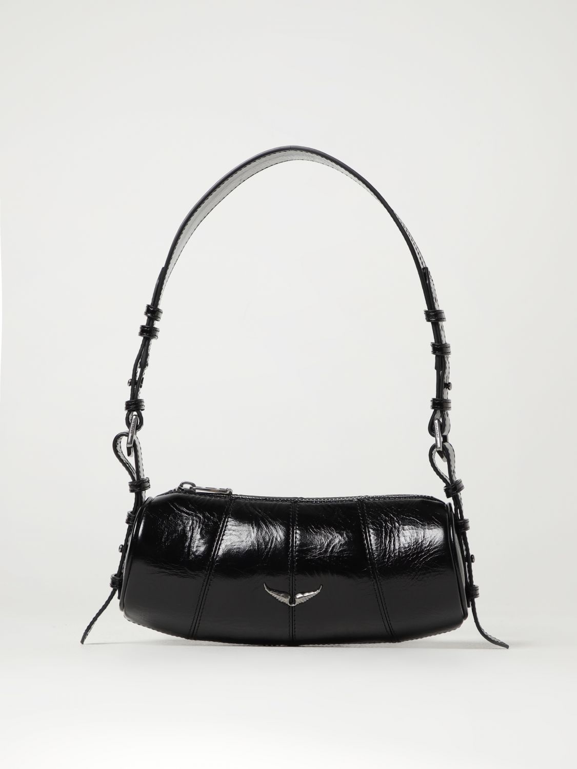 Zadig & Voltaire Le Roudoudou Barrel Shoulder Bag In Black