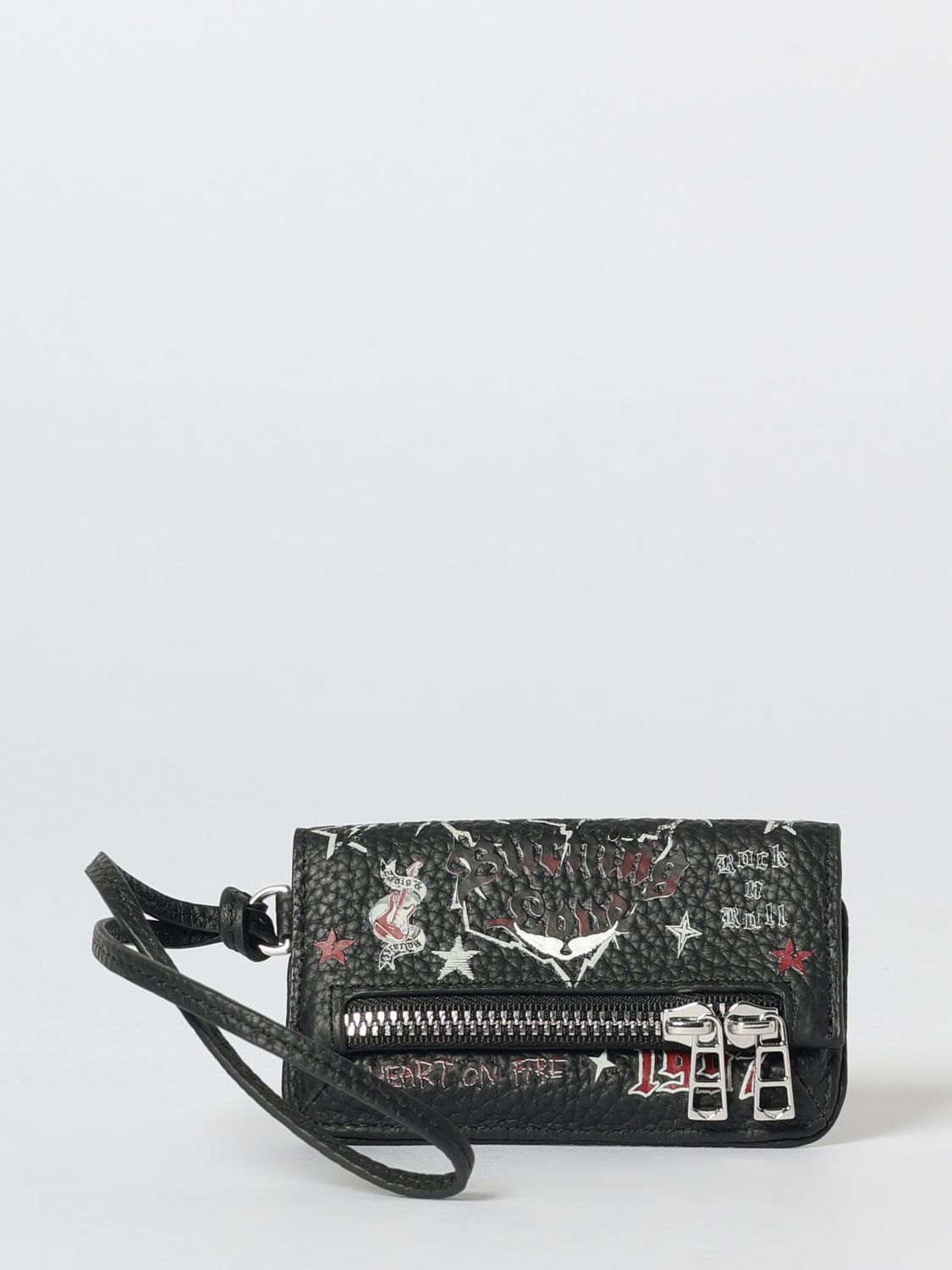 Zadig & Voltaire Key Chain  Woman Color Black In Pattern