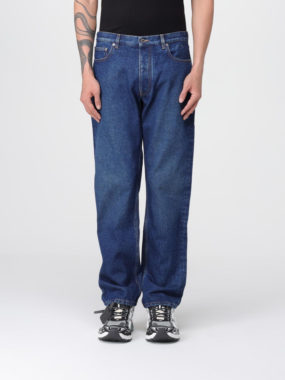 OFF-WHITE Jeans Men color Denim