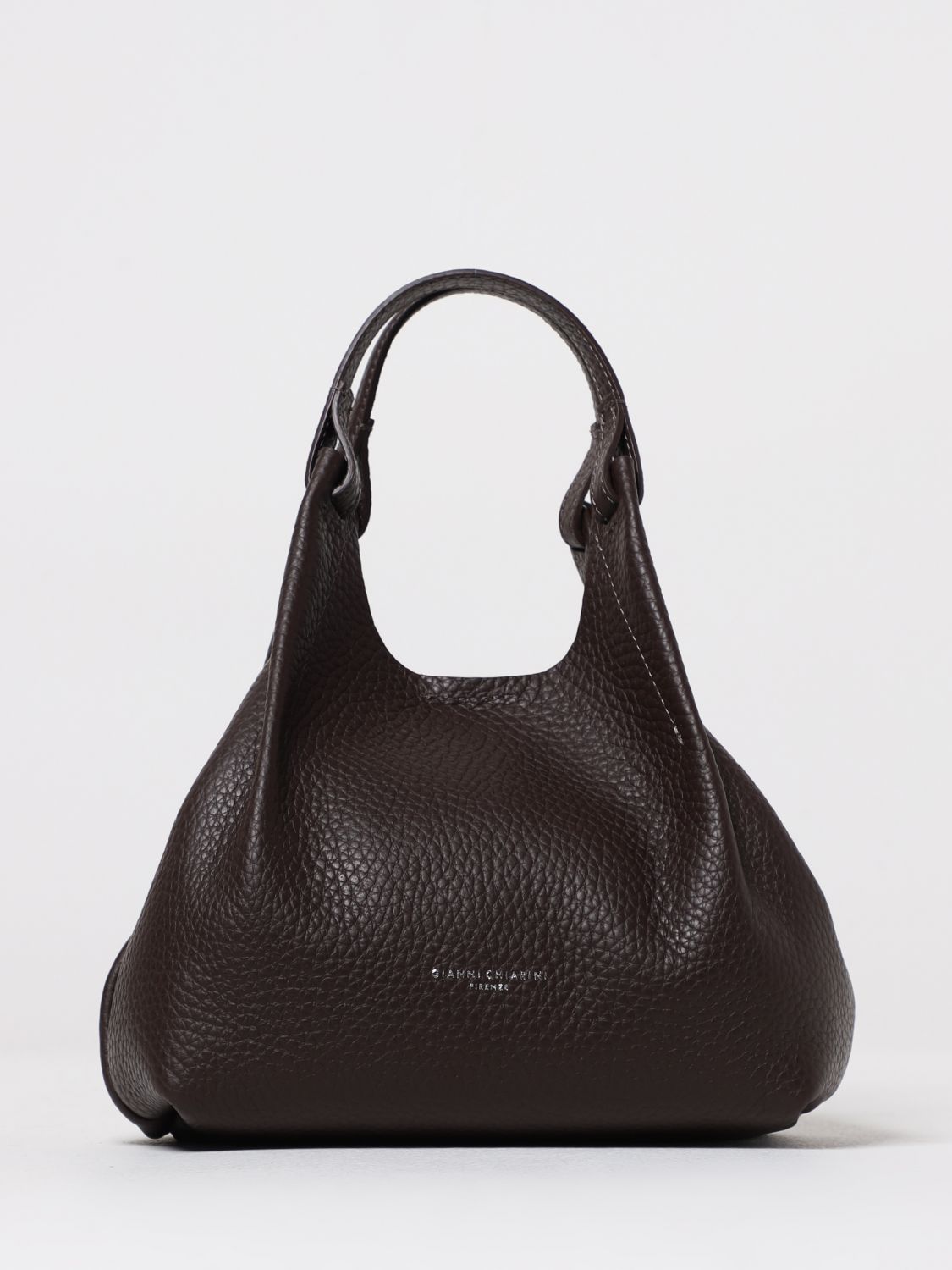 Gianni Chiarini Brown Leather Handbag In Brown