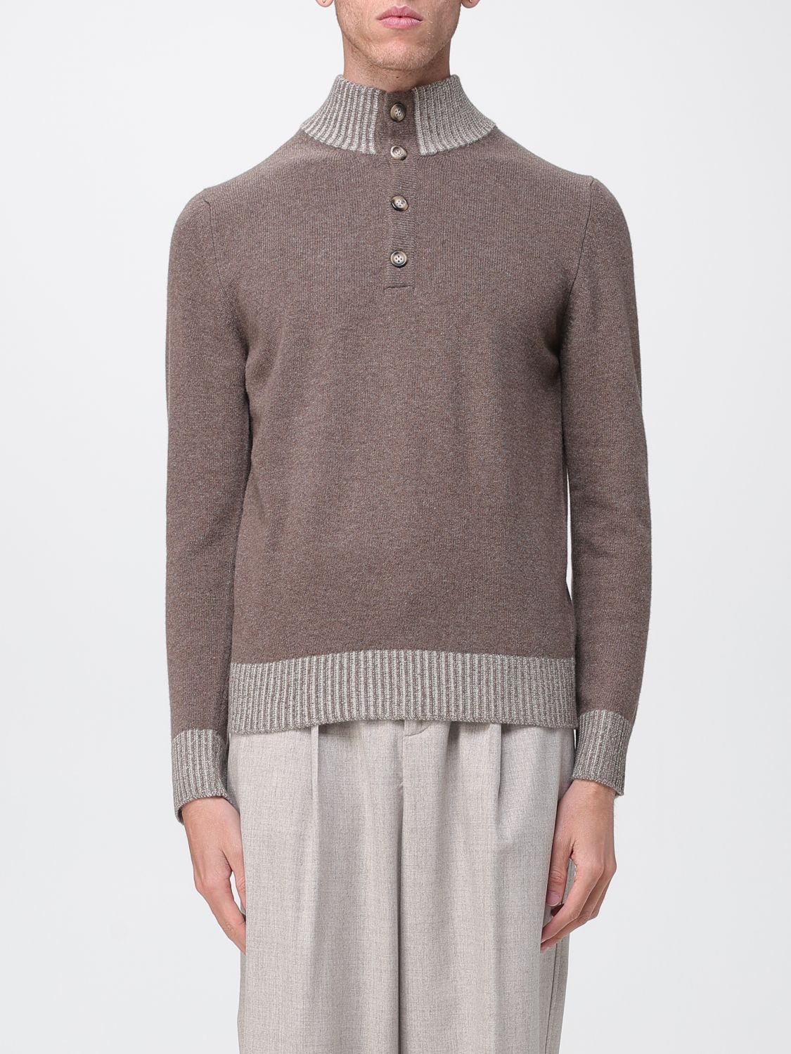 XC men's sweater color cocoa