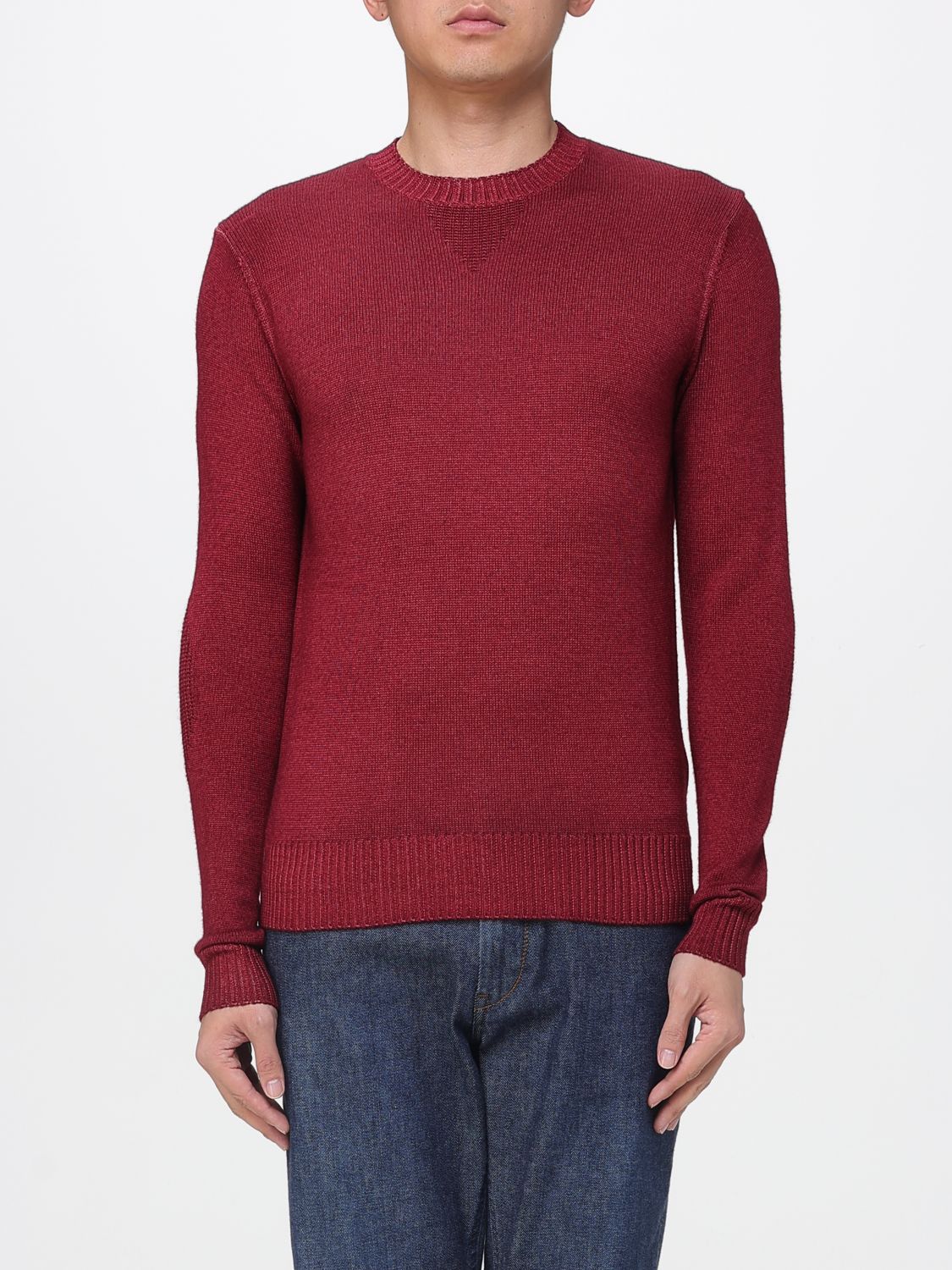 XC men's sweater color burgundy