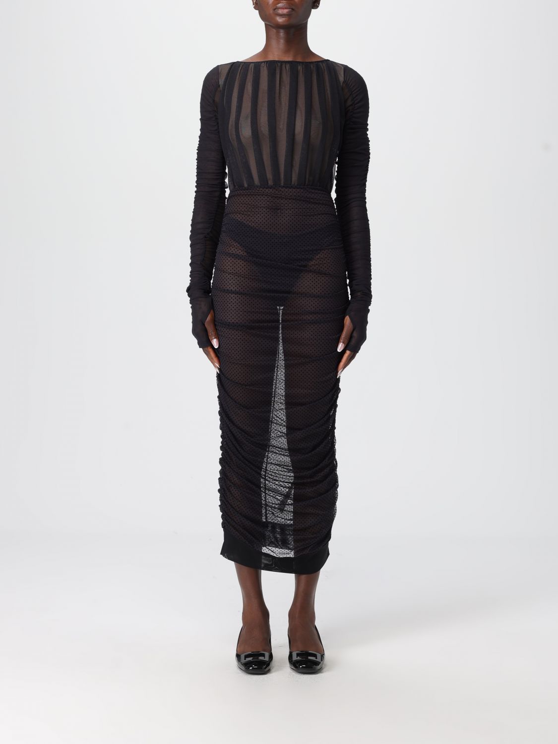 Antonio Marras Dress Woman Color Black In Black