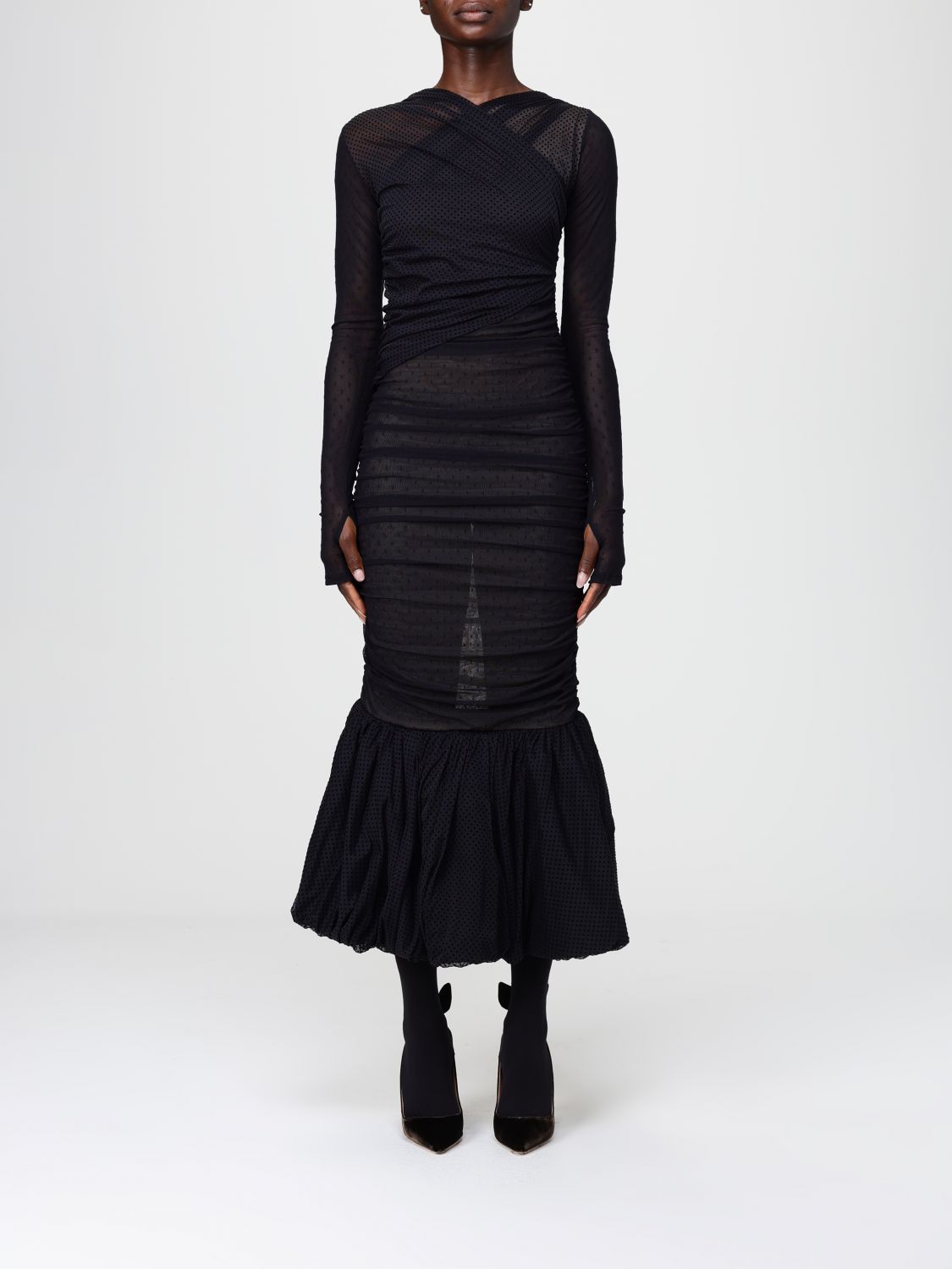 Antonio Marras Dress  Woman Color Black In Blue
