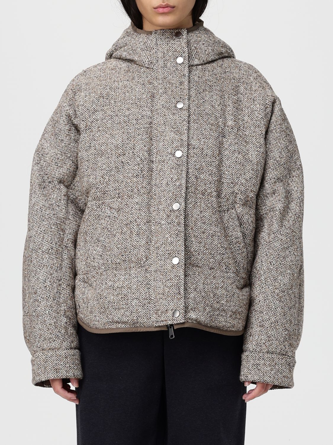 BRUNELLO CUCINELLI BRUNELLO CUCINELLI Jacket Woman color Ocher　BRUNELLO CUCINELLI ジャケット レディース オークル色