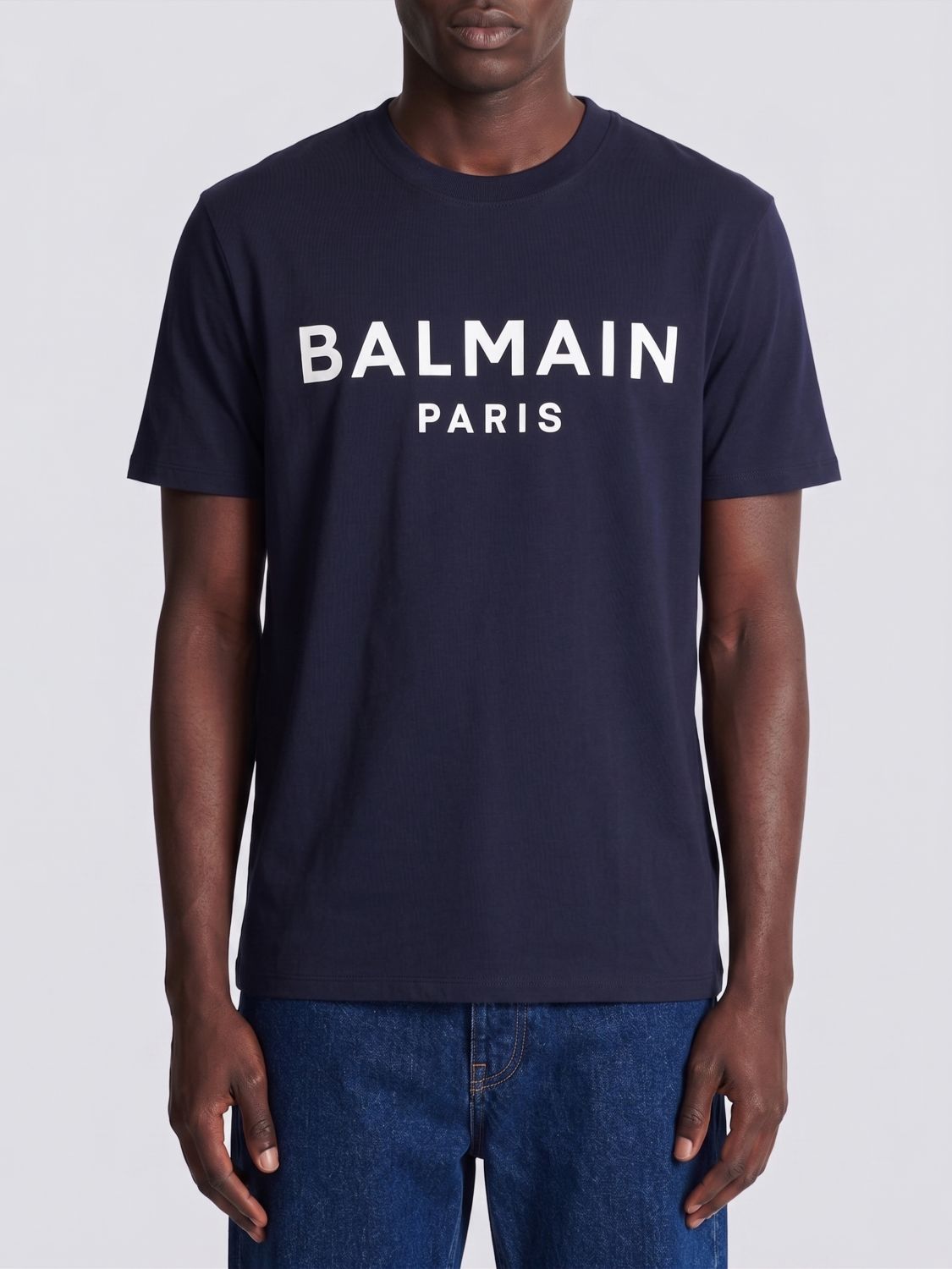 BALMAIN T-Shirt Men color Blue