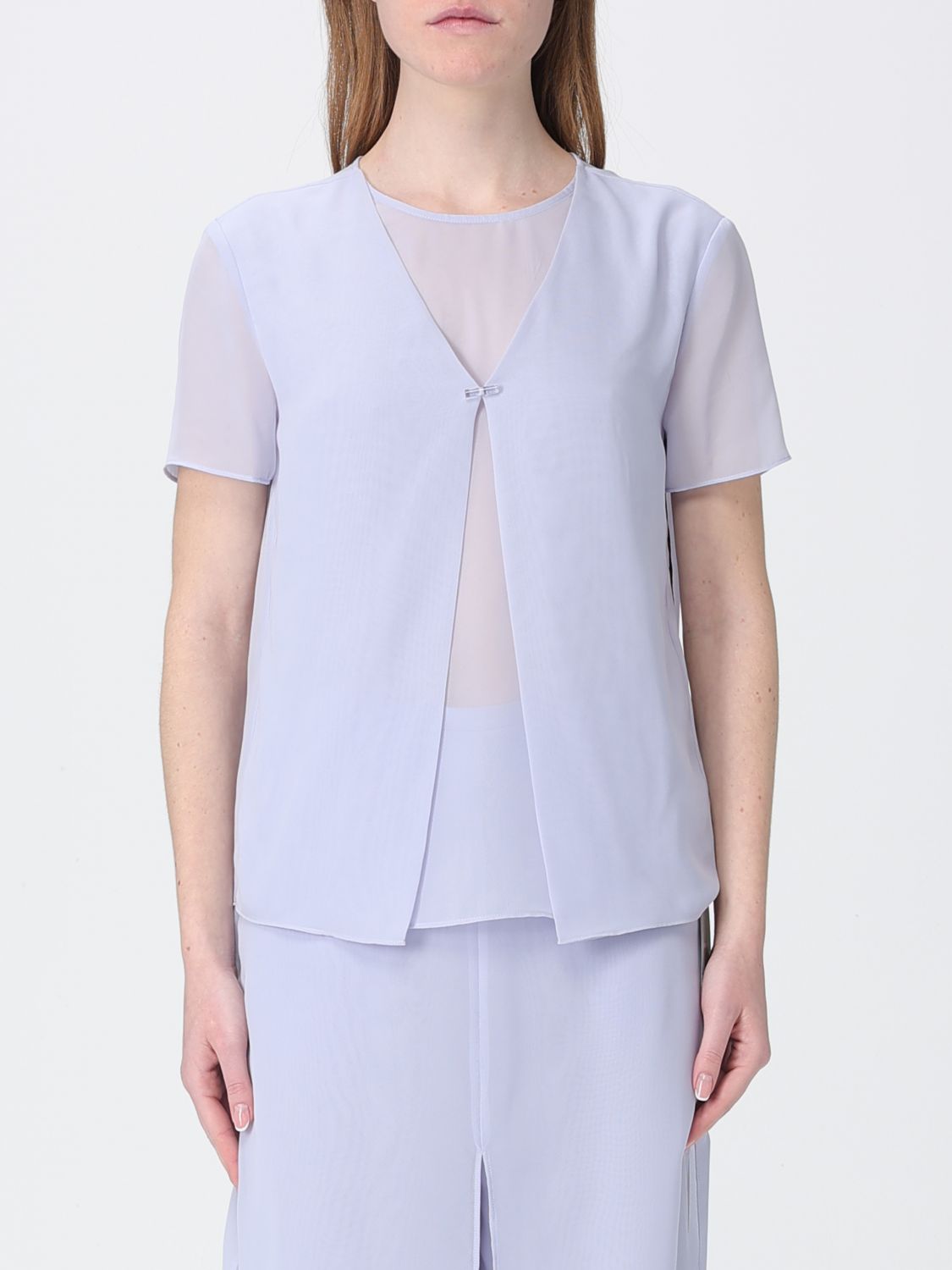 EMPORIO ARMANI Top Damen Farbe Lila