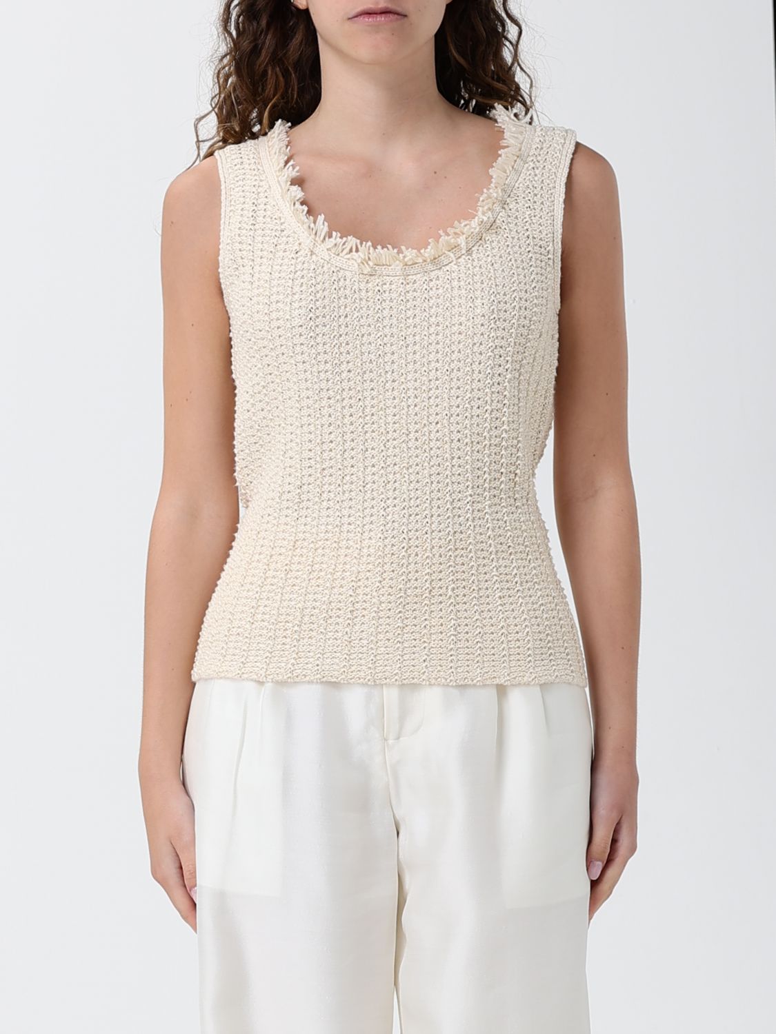 EMPORIO ARMANI Top Damen Farbe Ivory