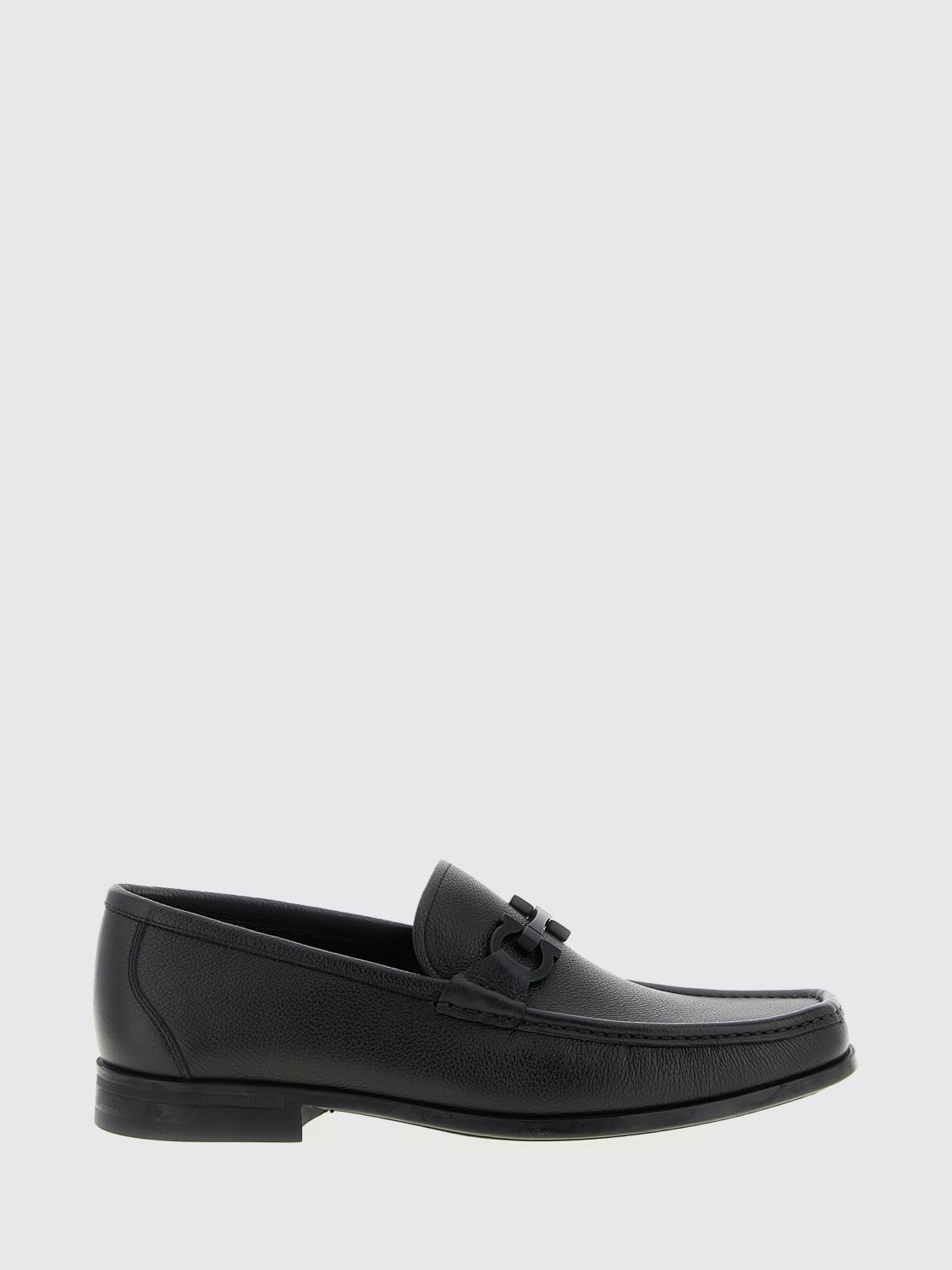 FERRAGAMO Loafers Men color Black　FERRAGAMO ローファー メンズ カラー ブラック FERRAGAMO