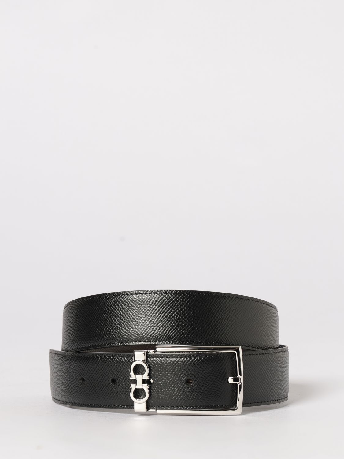 FERRAGAMO Belt Men color Black　FERRAGAMO ベルト メンズ カラー ブラック FERRAGAMO