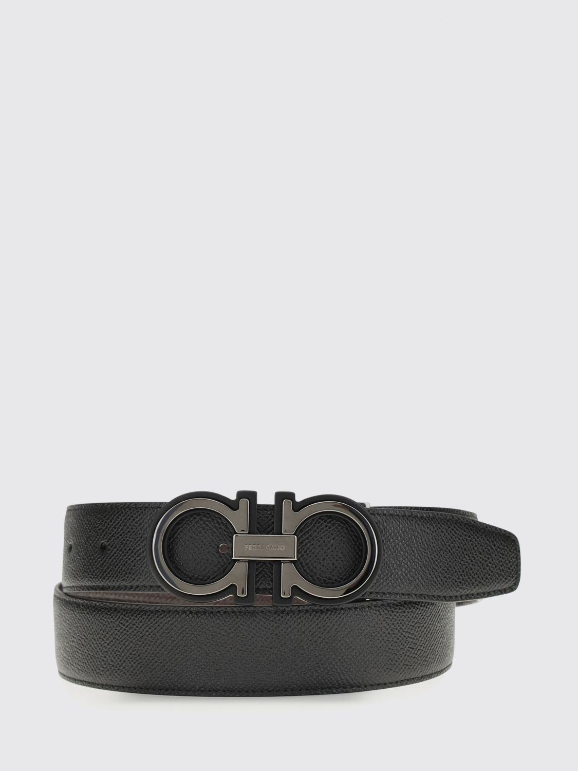 FERRAGAMO Belt Men color Black　FERRAGAMO ベルト メンズ カラー ブラック FERRAGAMO