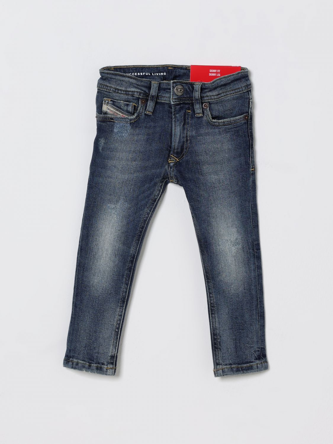 DIESEL Jeans Kids color Gnawed Blue　DIESEL ジーンズ キッズカラー Gnawed Blue DIESEL