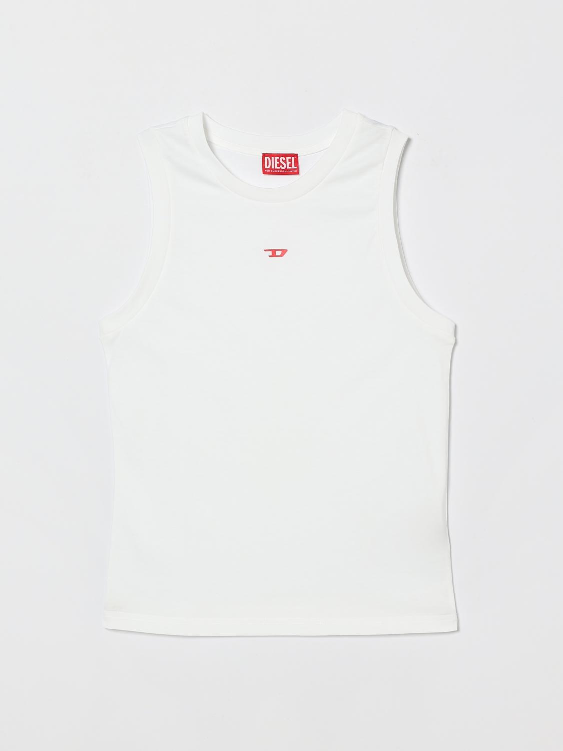 DIESEL T-Shirt Kinder Farbe Weiß