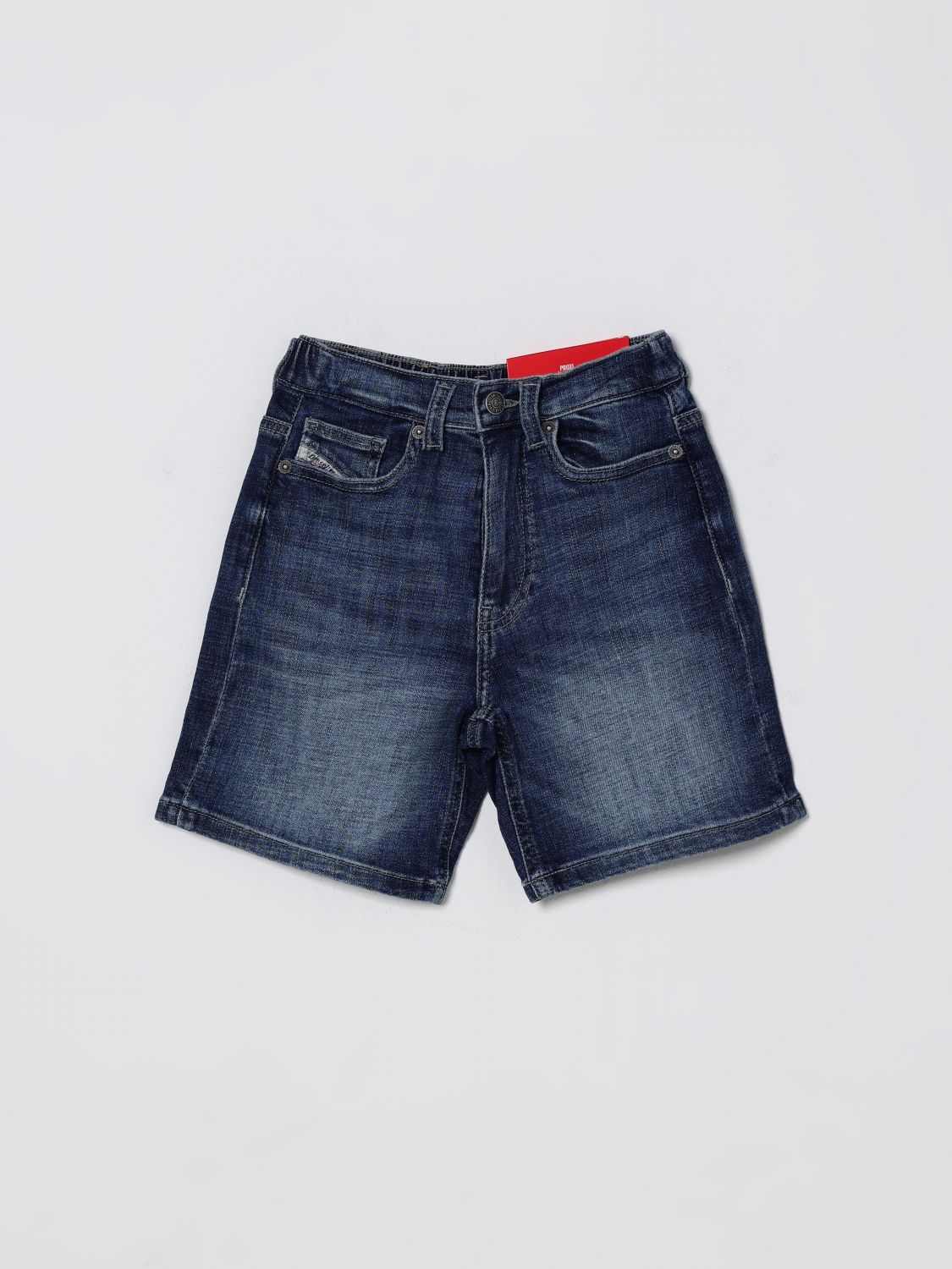Diesel Αγόρια Denim Shorts Kids Color