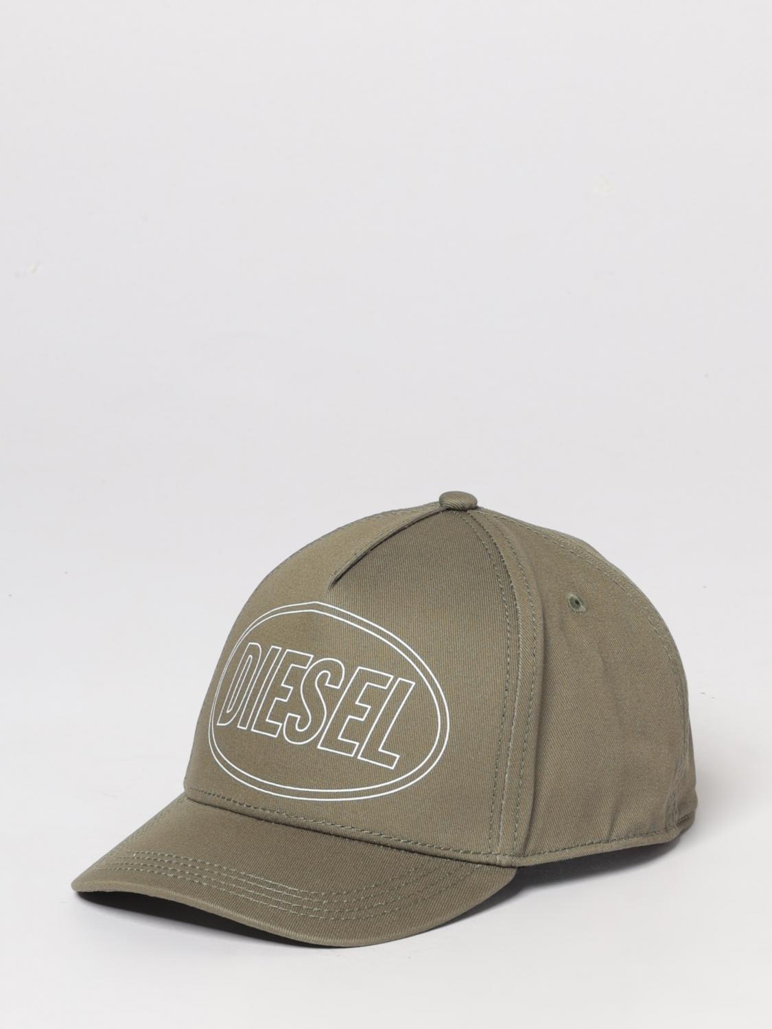 DIESEL DIESEL Hat Kids color Military　DIESEL 帽子 キッズカラー ミリタリー