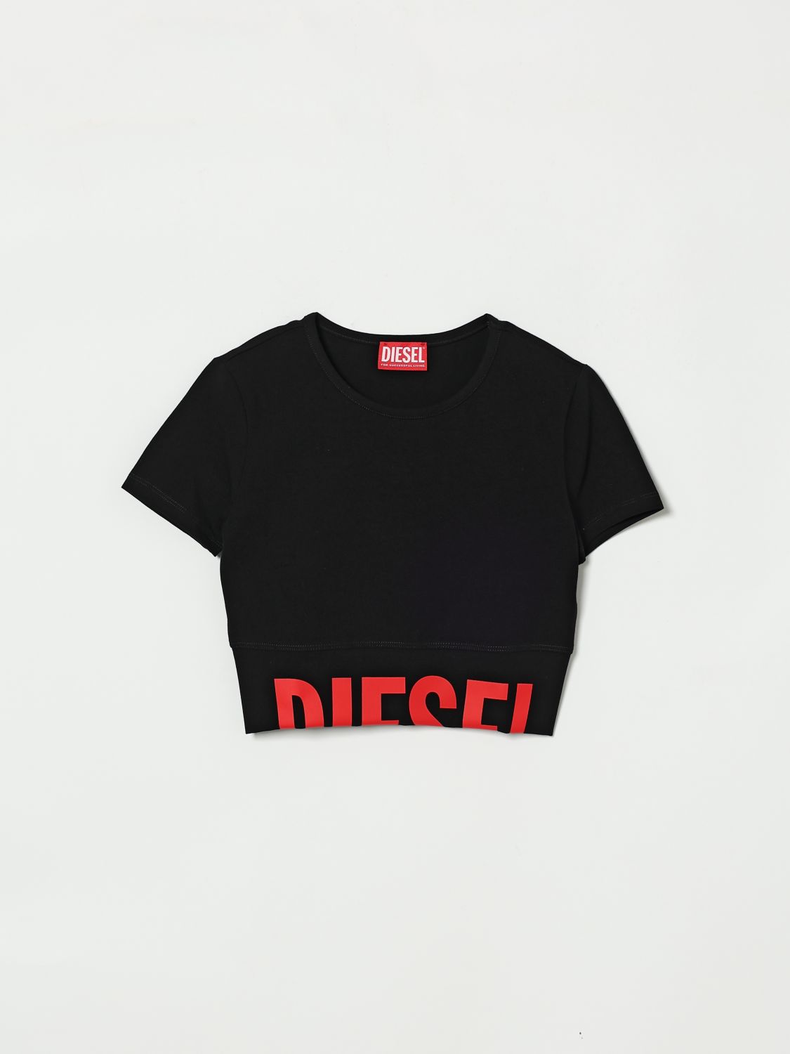 Diesel Κοριτσιών Μαύρο T-Shirt Kids Color