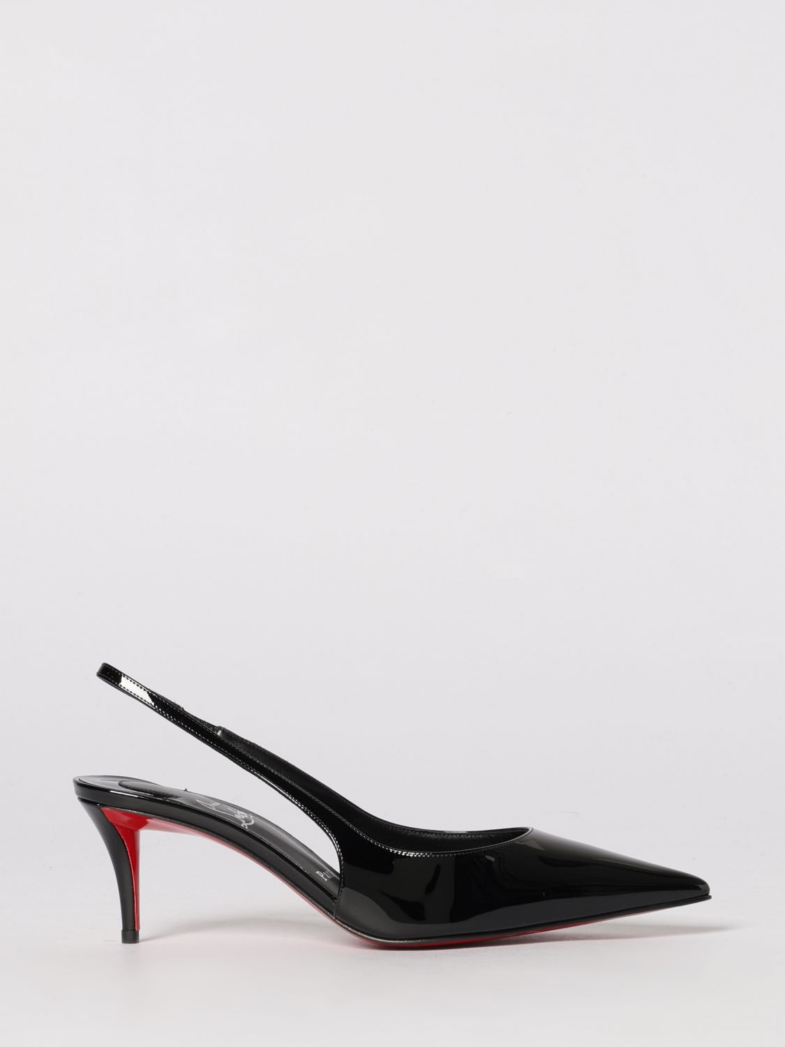 CHRISTIAN LOUBOUTIN CHRISTIAN LOUBOUTIN MISS Z PATENT LEATHER SLINGBACK