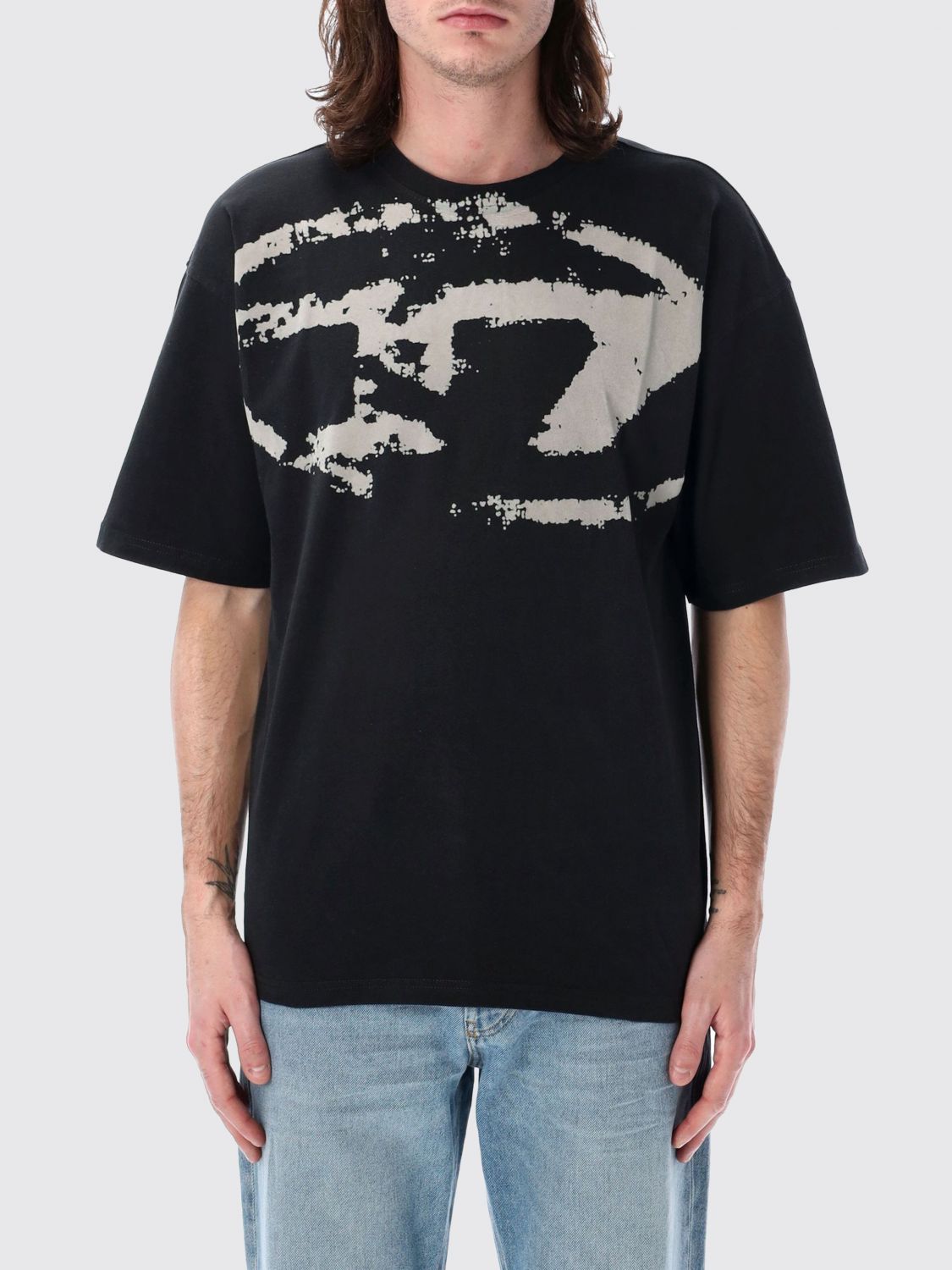 Diesel Ανδρών Μαύρο T-Shirt Men Color