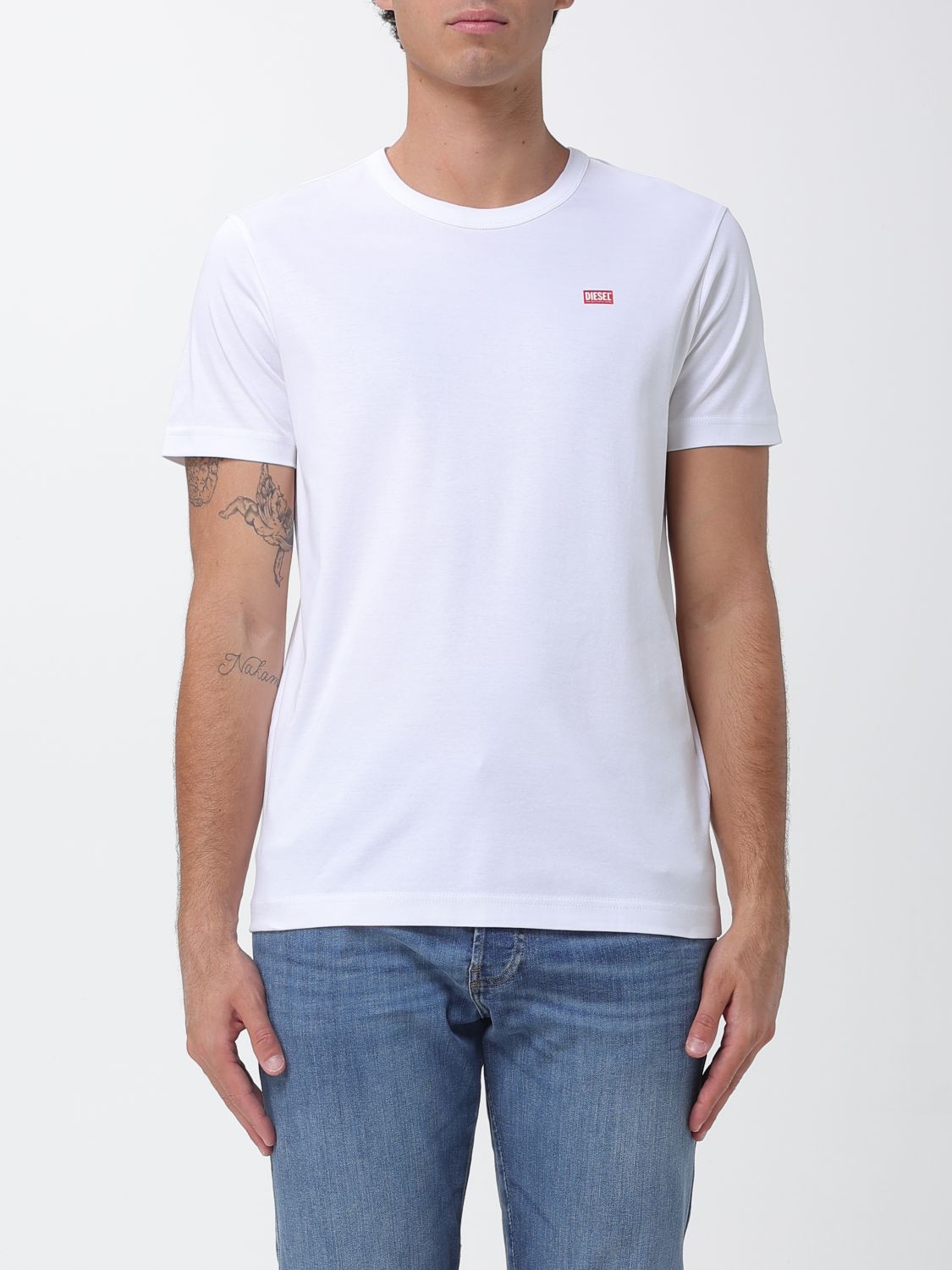 DIESEL T-Shirt Uomo colore Bianco