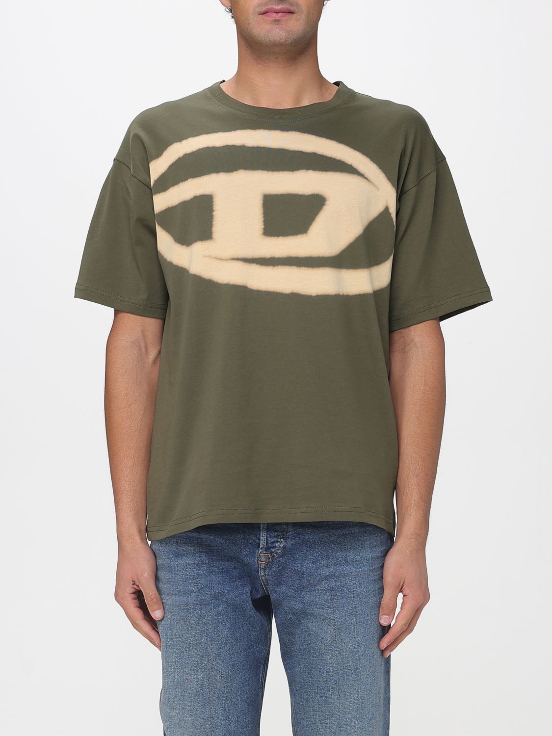 T-shirt Oval D in cotone Diesel