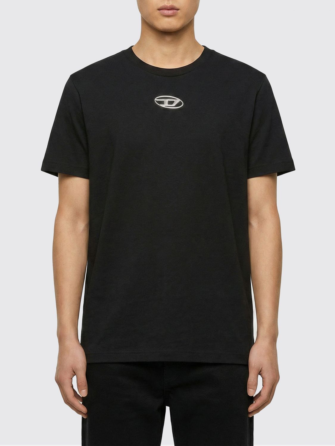 Diesel Herren Schwarz T-Shirt Men Color