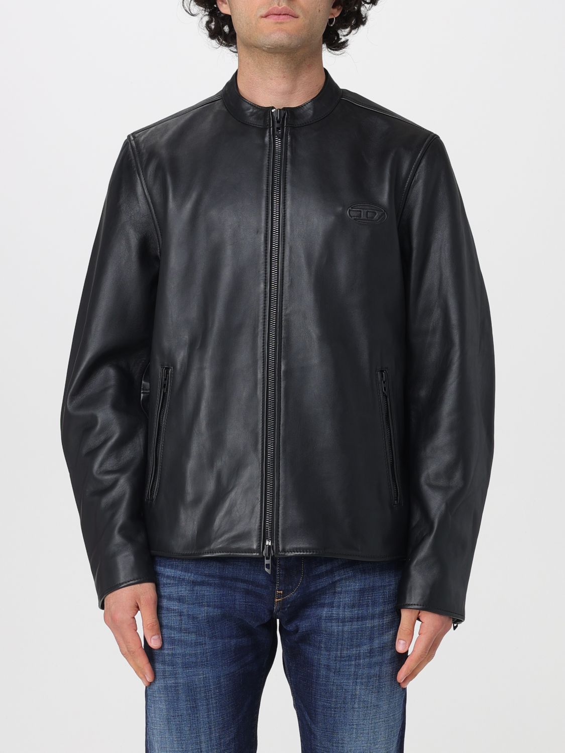 DIESEL Jacket Men color Black