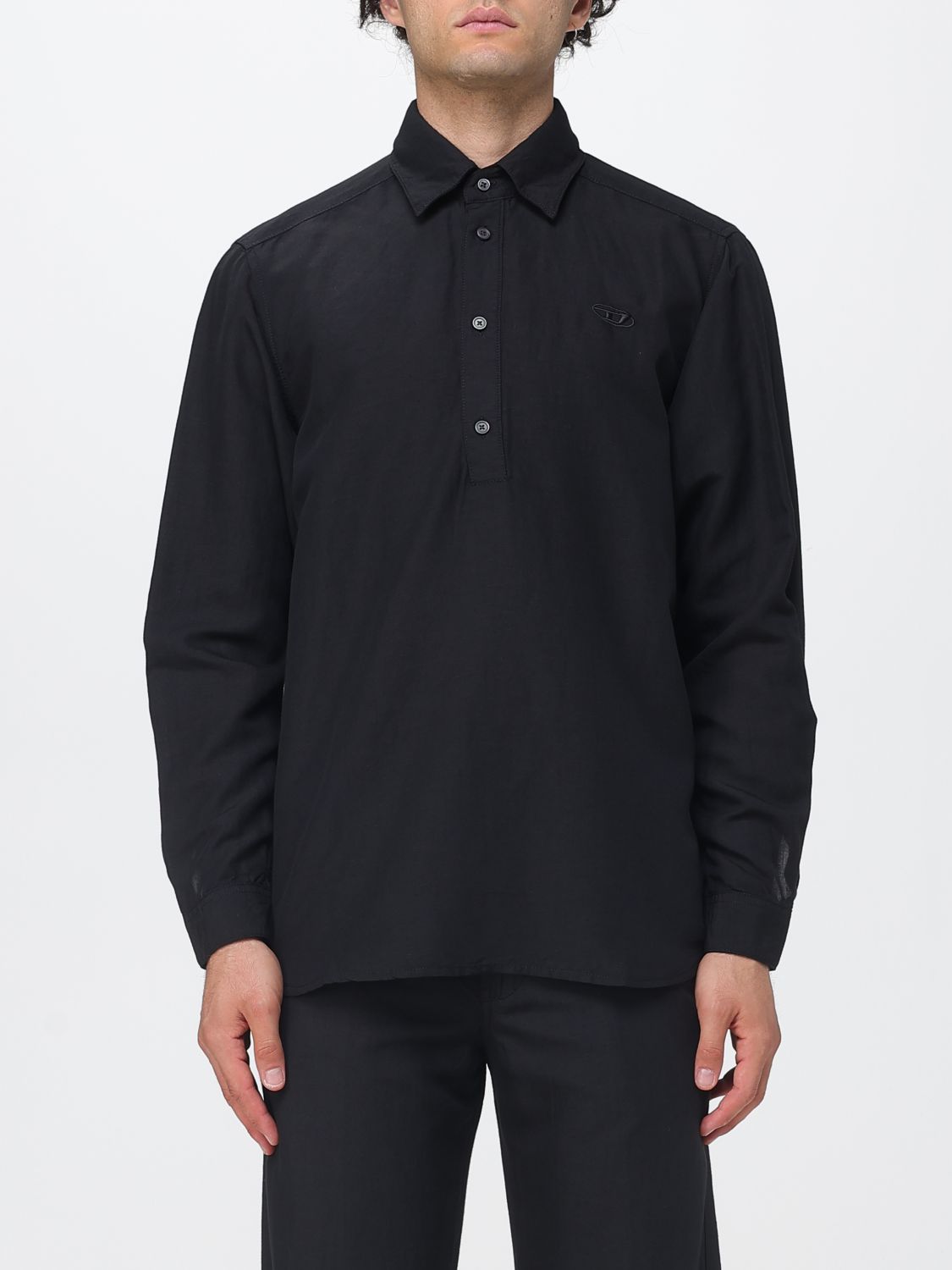 DIESEL Polo in lino