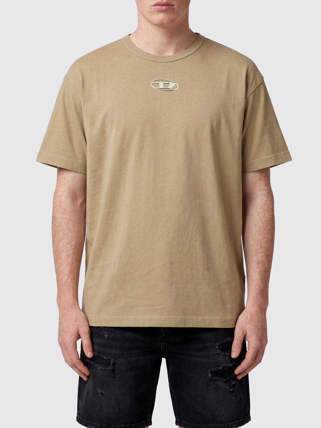 DIESEL T-Shirt Men color Beige
