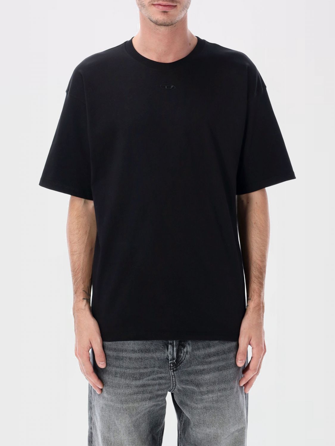 Diesel Ανδρών Μαύρο T-Shirt Men Color