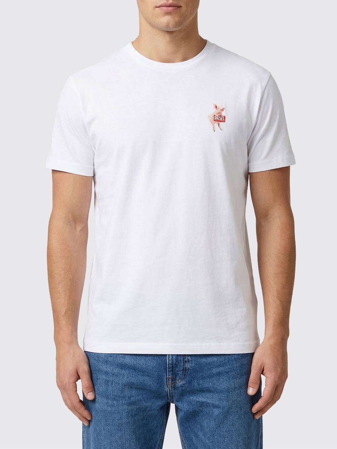 DIESEL T-Shirt Herren Farbe Weiß