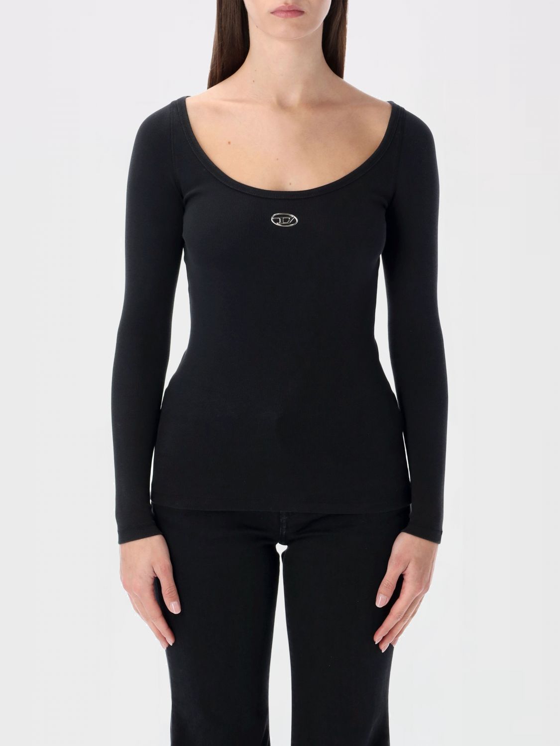 T-Shirt Diesel Woman Color Black