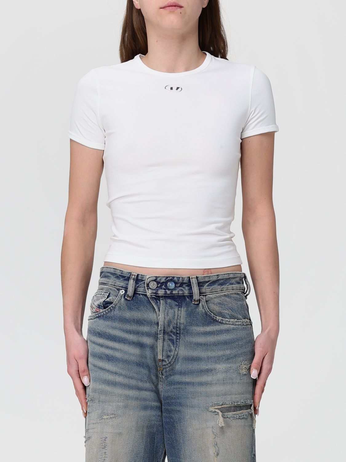 DIESEL T-Shirt Damen Farbe Weiß