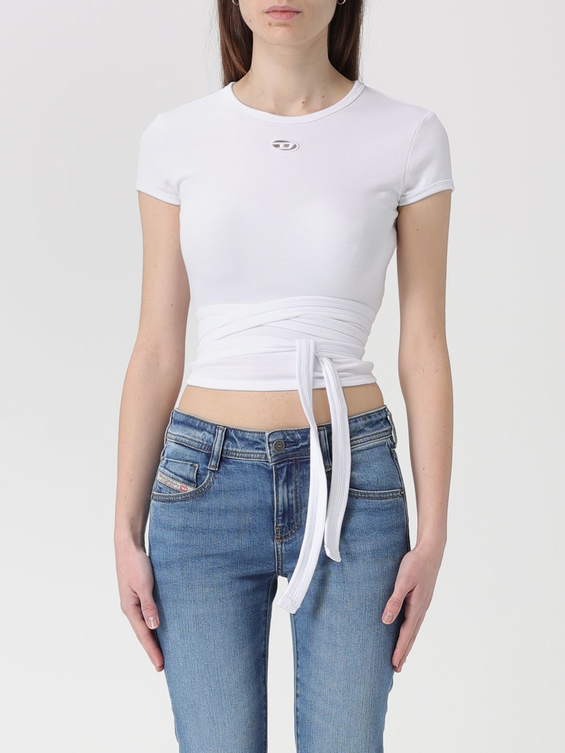 DIESEL T-Shirt Damen Farbe Weiß