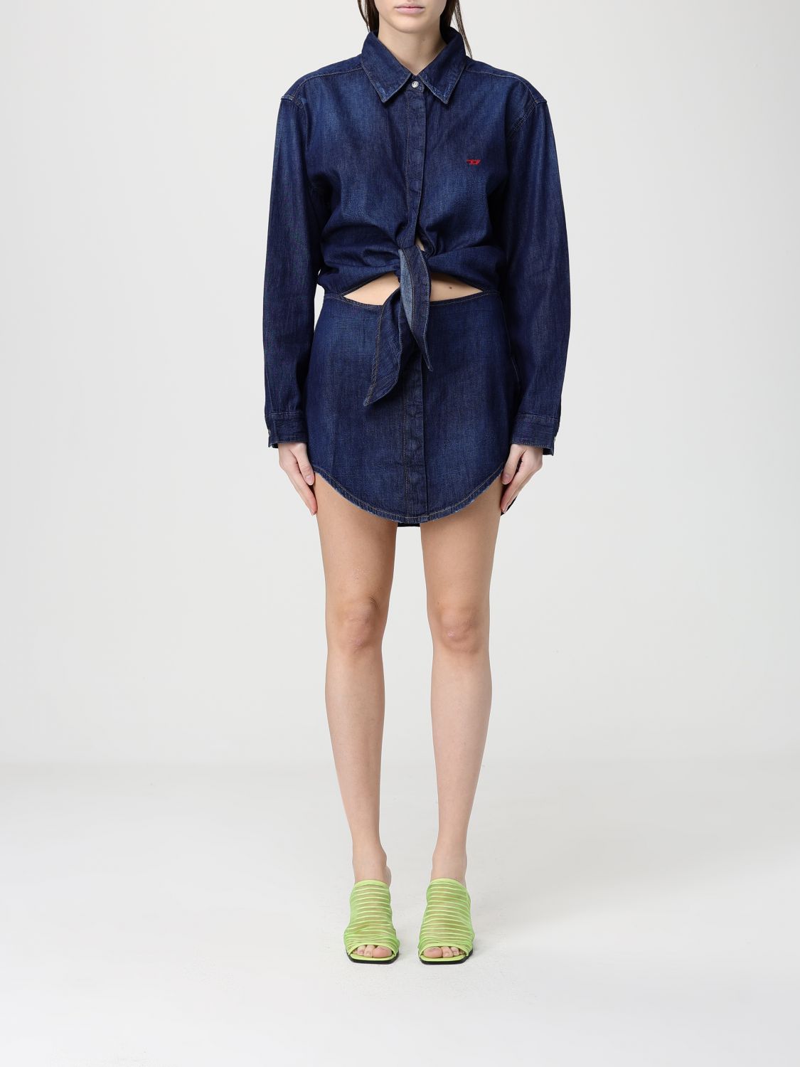 DIESEL Kleid Damen Farbe Blau