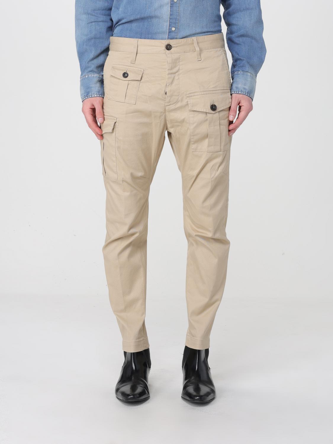 Dsquared2 Pants Men color Beige
