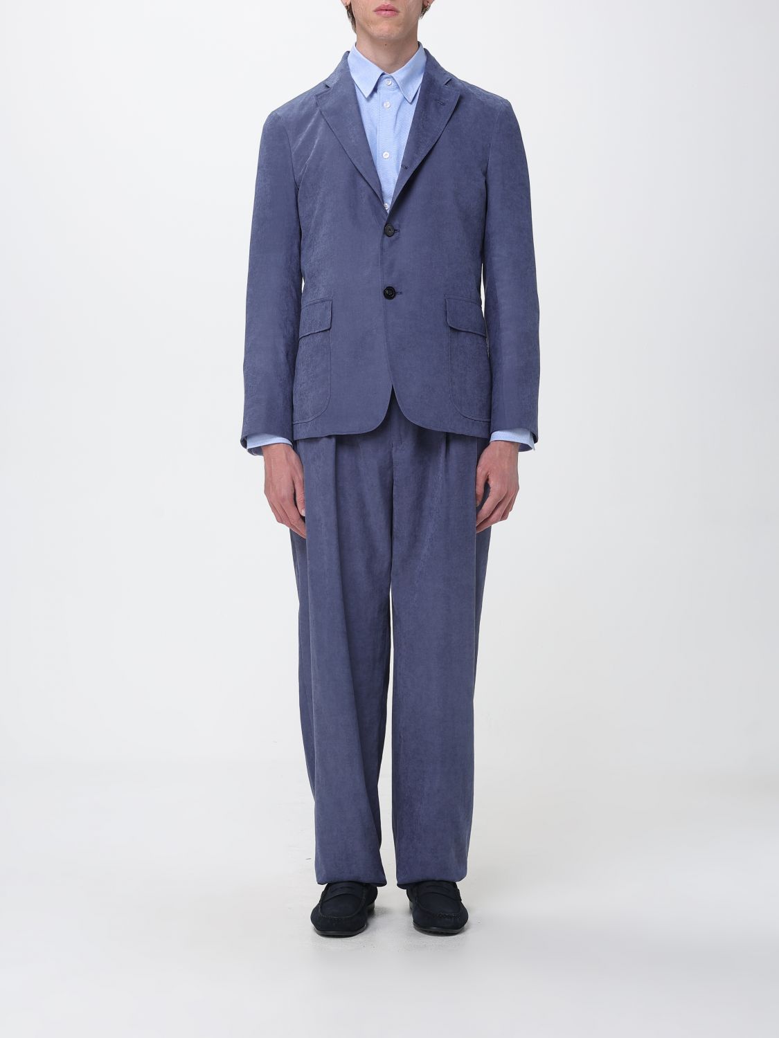 Emporio Armani Suit Men color Blue