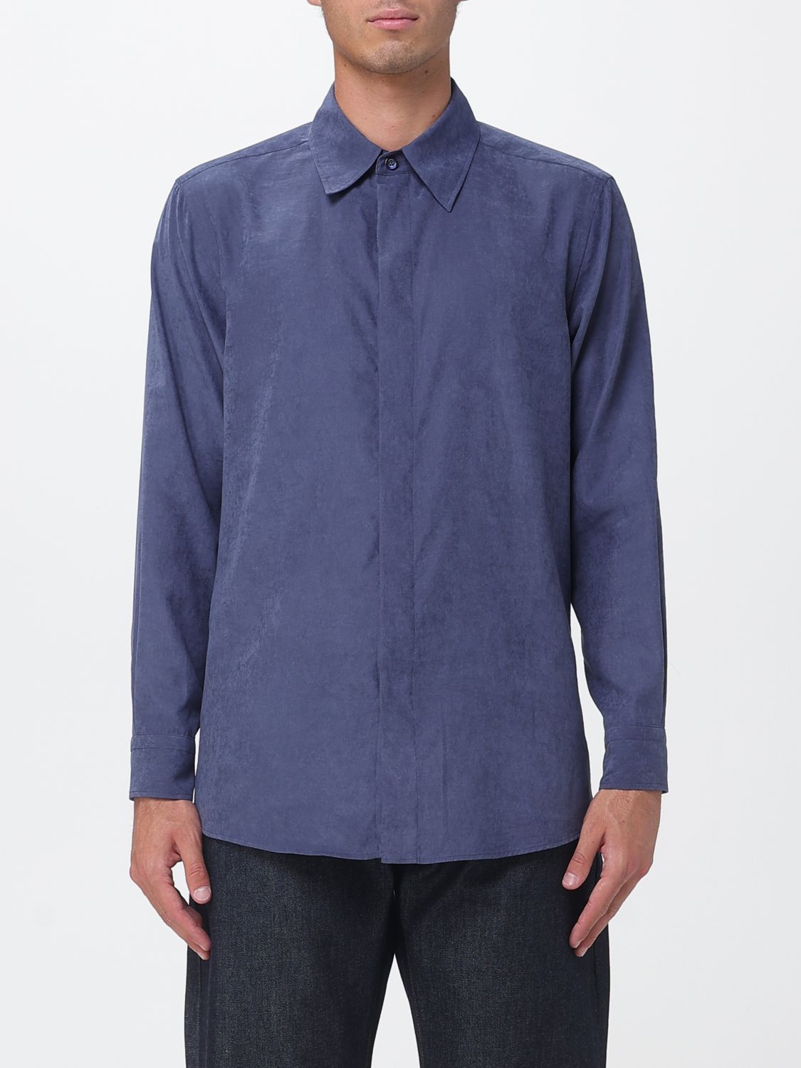 EMPORIO ARMANI Hemd Herren Farbe Blau
