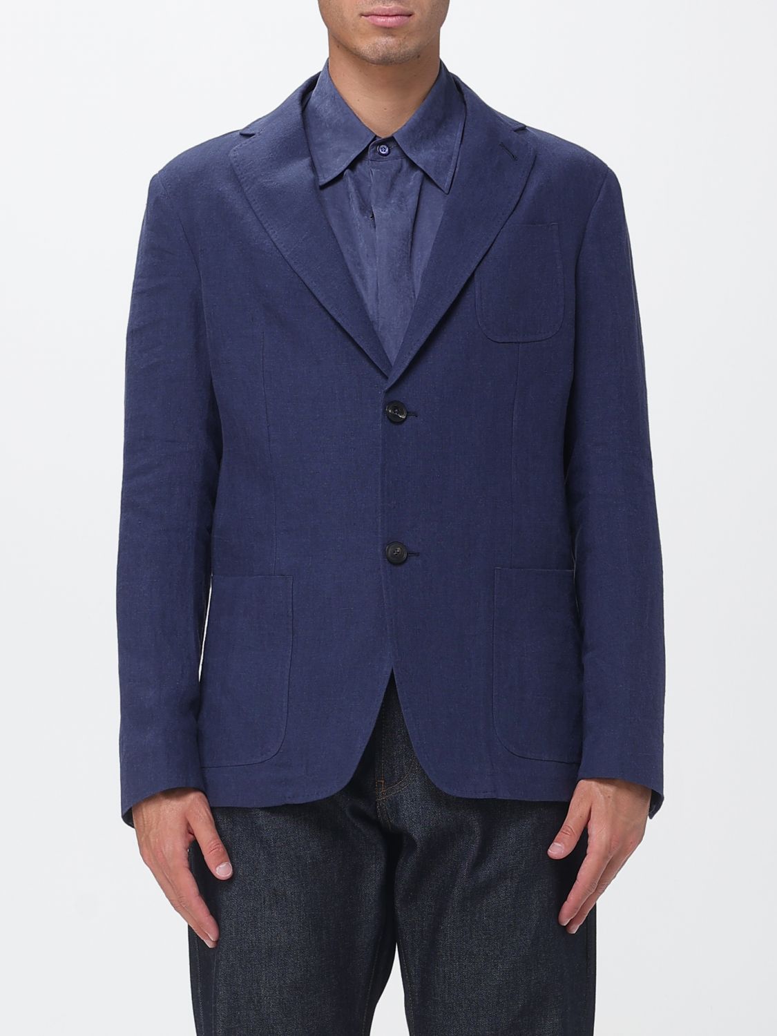 EMPORIO ARMANI Jacke Herren Farbe Blau