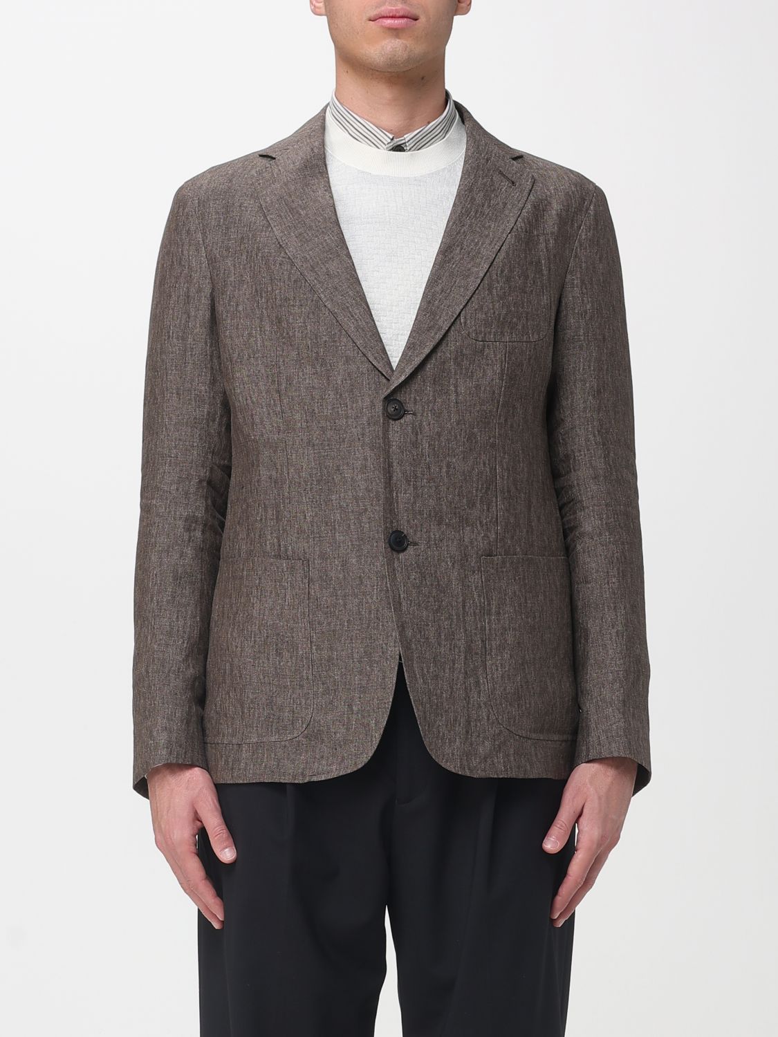 Emporio Armani Jacket Men color Brown
