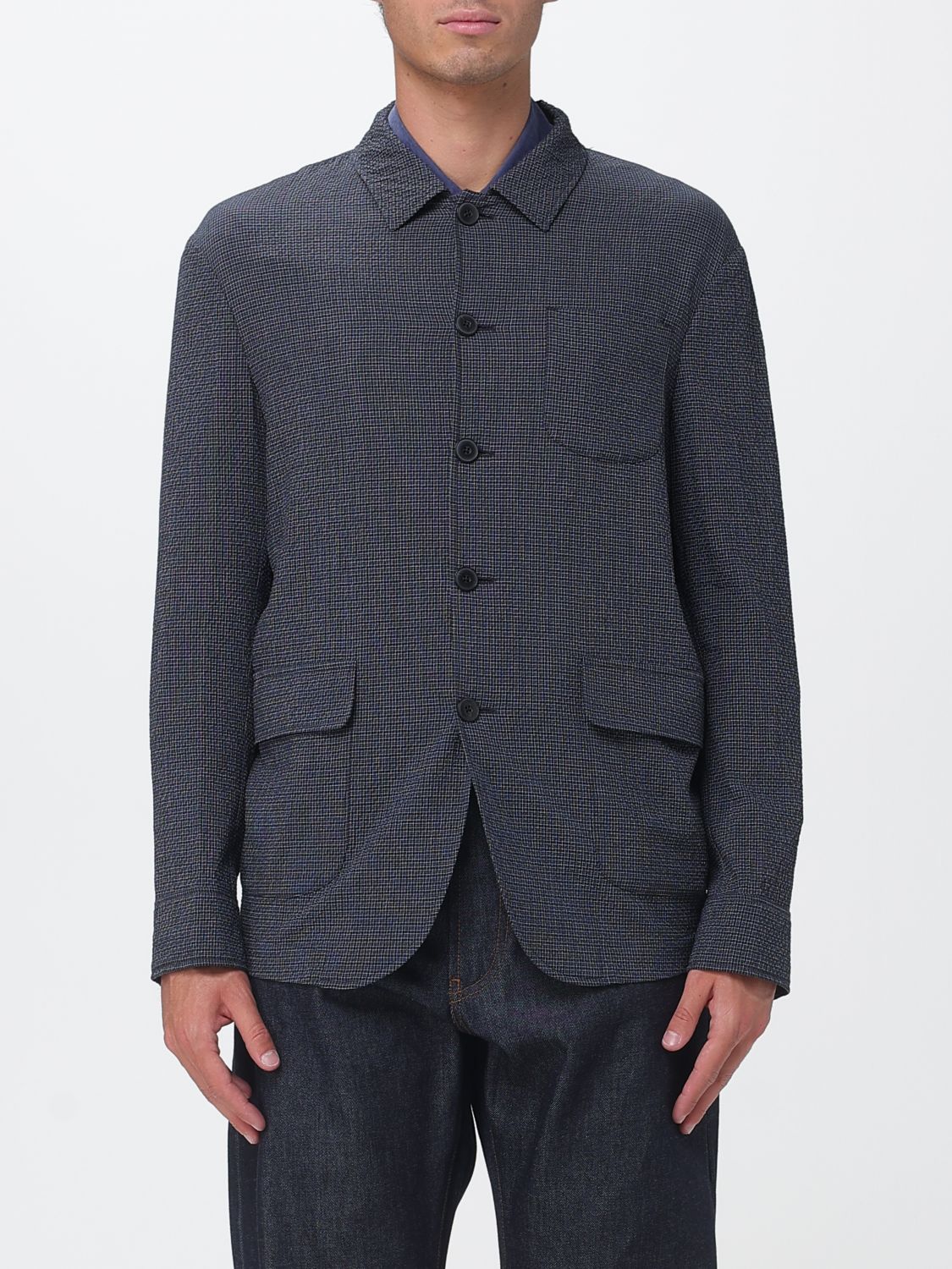 EMPORIO ARMANI Jacke Herren Farbe Blau