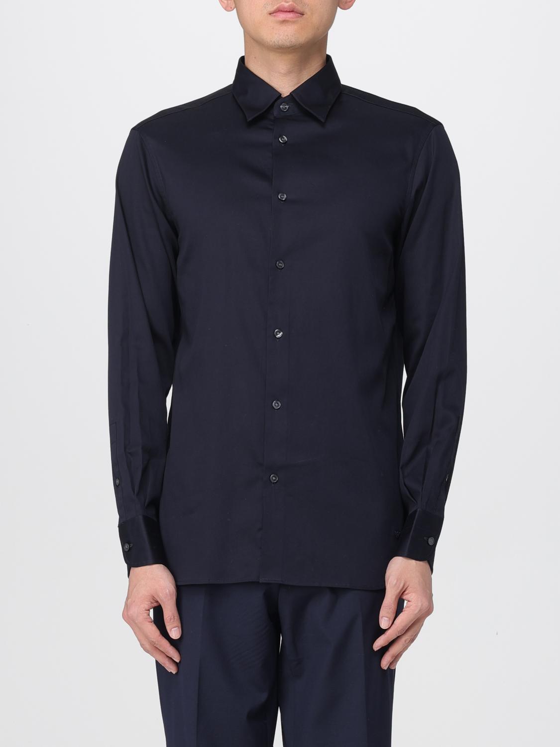 Emporio Armani Shirt Men color Navy