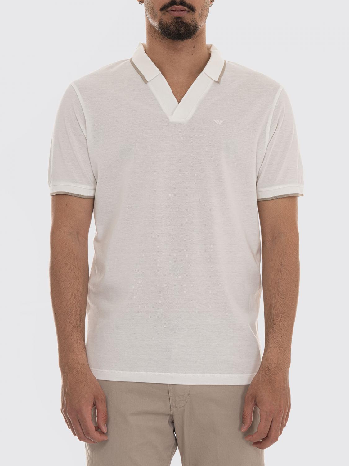 EMPORIO ARMANI Polo in cotone